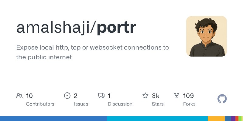 GitHub - amalshaji/portr: Expose local http, tcp or websocket connections to the public internet