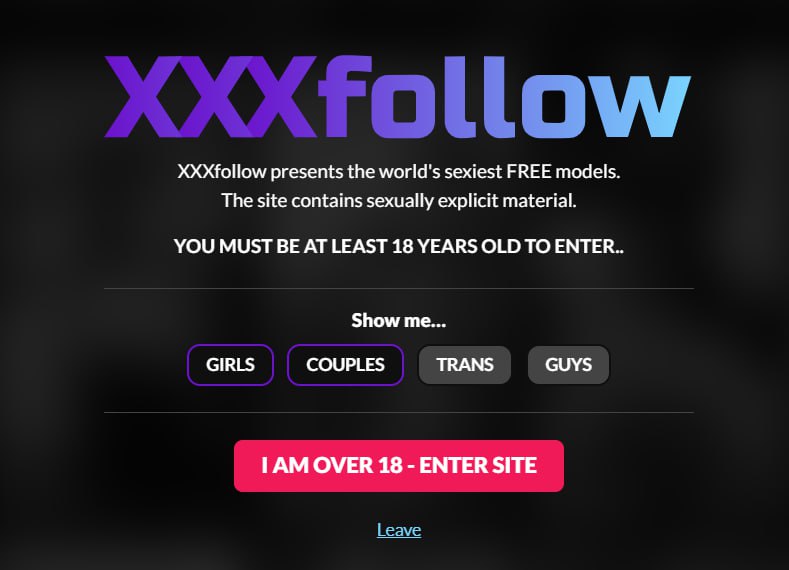 XXXfollow成人视频网站简介一个免费的成人视频网站，专注于提供各种类型的成人内容，包括色情视频和直播