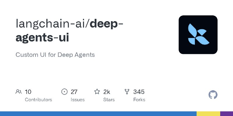 GitHub - langchain-ai/deep-agents-ui: Custom UI for Deep Agents