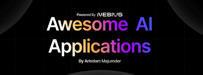 👉 名称：awesome-ai-apps🤖 类型：👀资料👏 介绍：一个专门收集实用的大型语言模型（LLM）应用示例、教程和食谱的资源库，用于指导开发者使用不同的 AI 框架和工具构建强大的应用程序