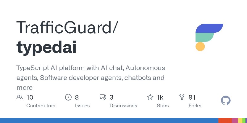 GitHub - TrafficGuard/typedai: TypeScript AI platform with AI chat, Autonomous agents, Software developer agents, chatbots and…