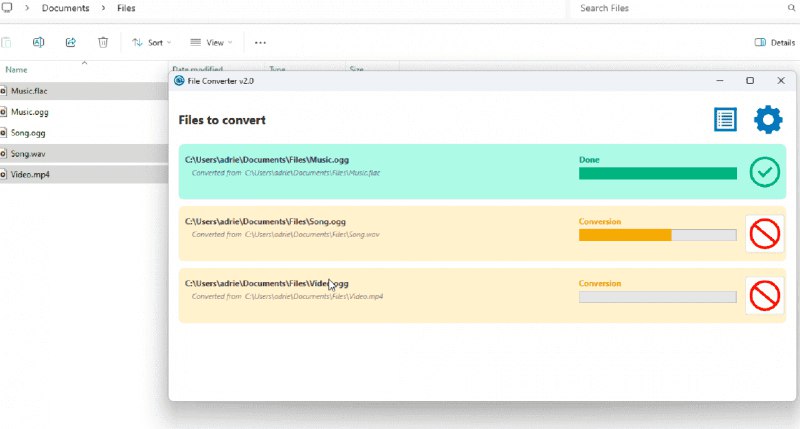 👉 名称：FileConverter🤖 类型：🤖软件👏 介绍：File Converter 是一个简单的工具，允许用户通过 Windows 资源管理器的上下文菜单转换和压缩文件：