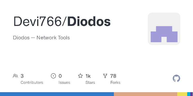 GitHub - Devi766/Diodos: Diodos — Network Tools