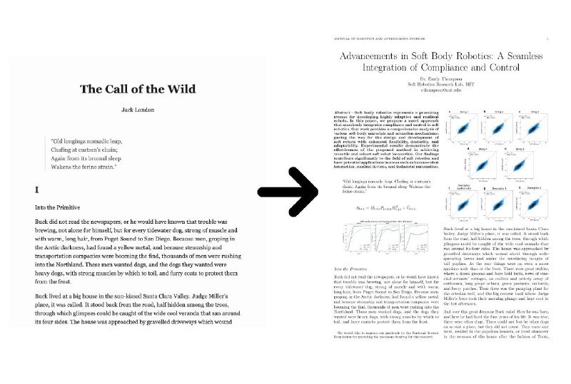 📂 #开源 #工具🪄 Paperify▎项目功能: 文档/网页/电子书转换为论文▎项目介绍: Paperify 可以将任何文档、网页或电子书转换为研究论文