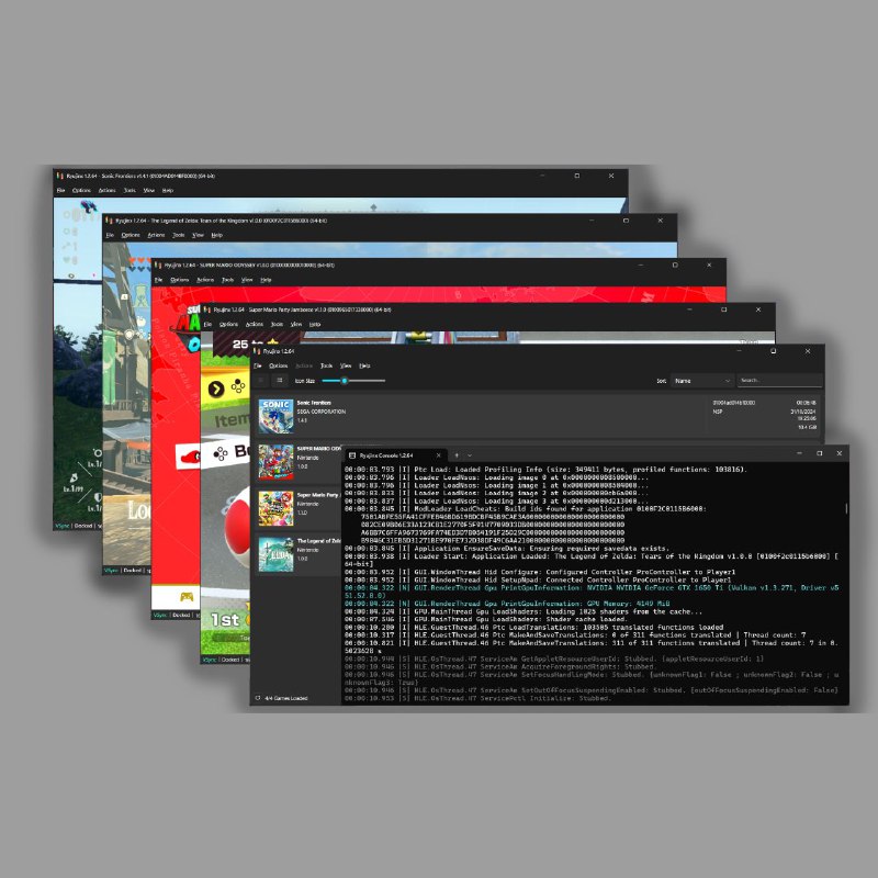 Ryujinx (龙神模拟器复活版)完全免费开源的任天堂 Switch 游戏主机模拟器软件，它能让你跨平台在 Windows、Linux、macOS 等系统上流畅运行各种 Switch 游戏