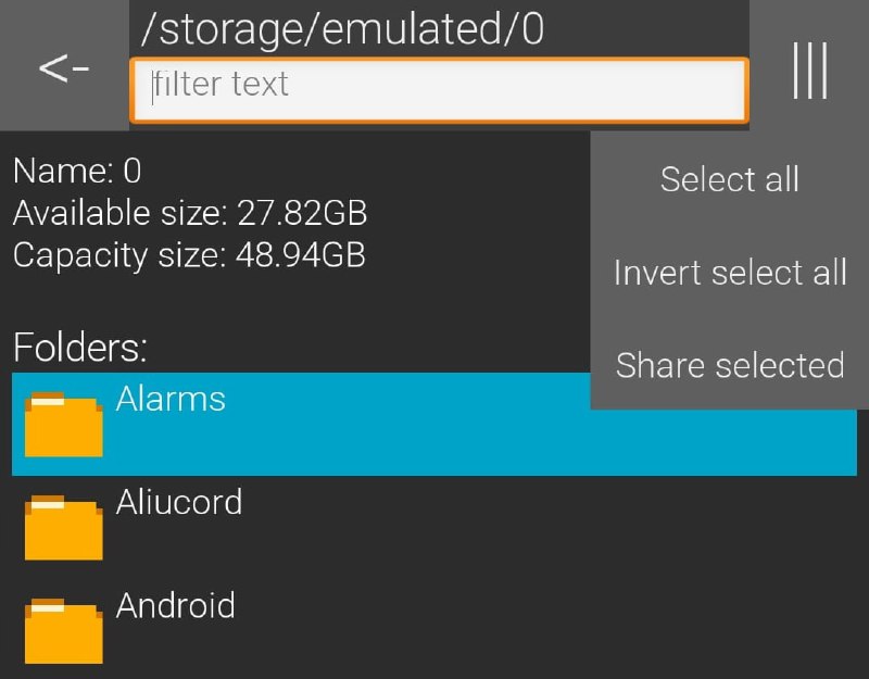 #文件管理 #开源 Little File Explorer 安卓文件管理器，安装包仅 35KB，小巧且兼容性较好，支持 Android 1.0 至最新版本；除基本文件操作外，还支持文件名过滤、按名称或修改时间排序、SD 卡与内部存储切换、路径复制等功能，完全免费